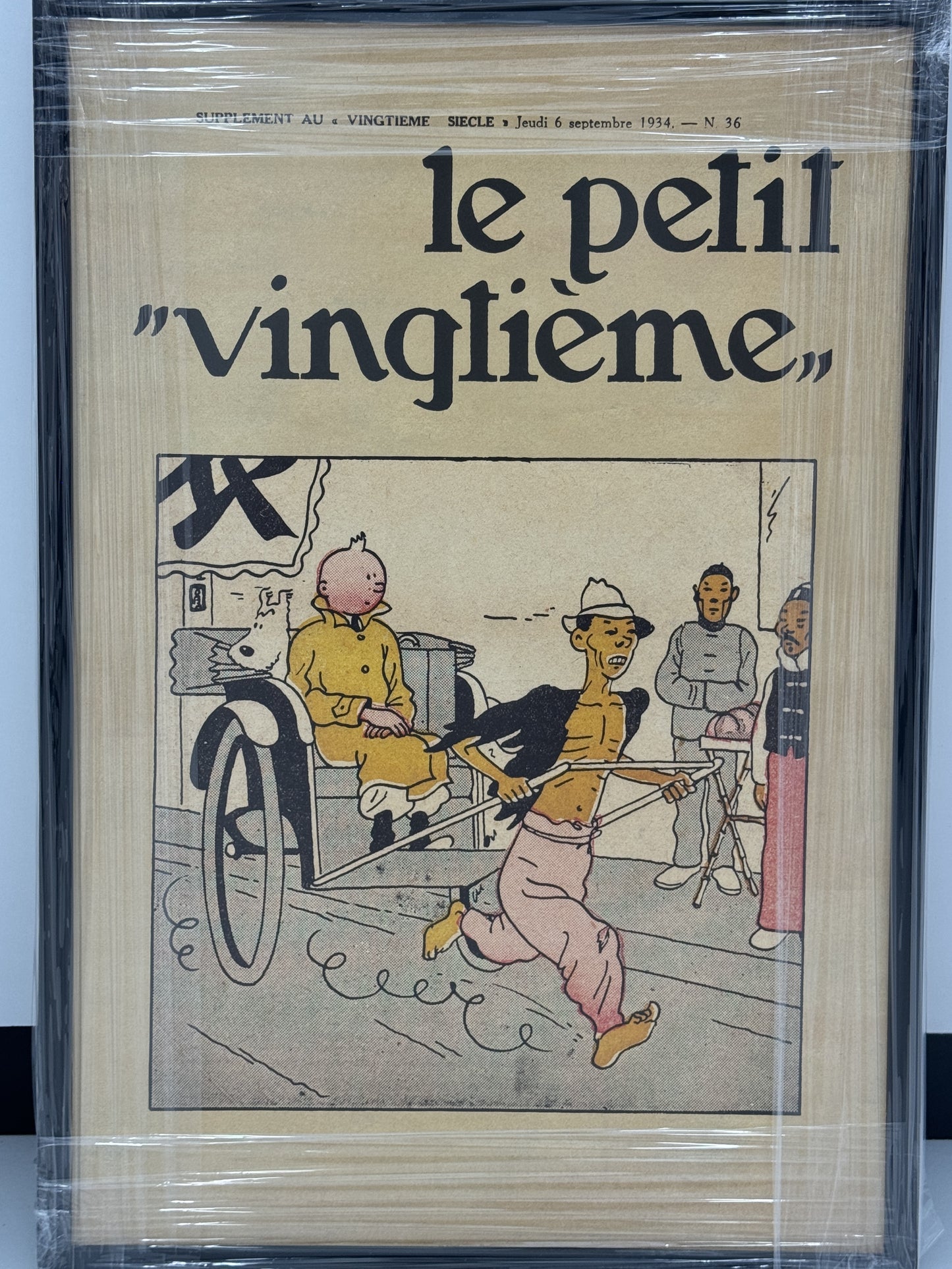 FRAME: Poster - Le Petit Vingtieme - Le Lotus Bleu N°36 (Set)