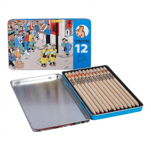 PENCIL BOX: Coloured Pencils - The Blue Lotus