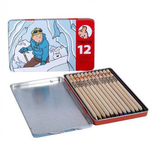 PENCIL BOX: Coloured Pencils - Tintin in Tibet