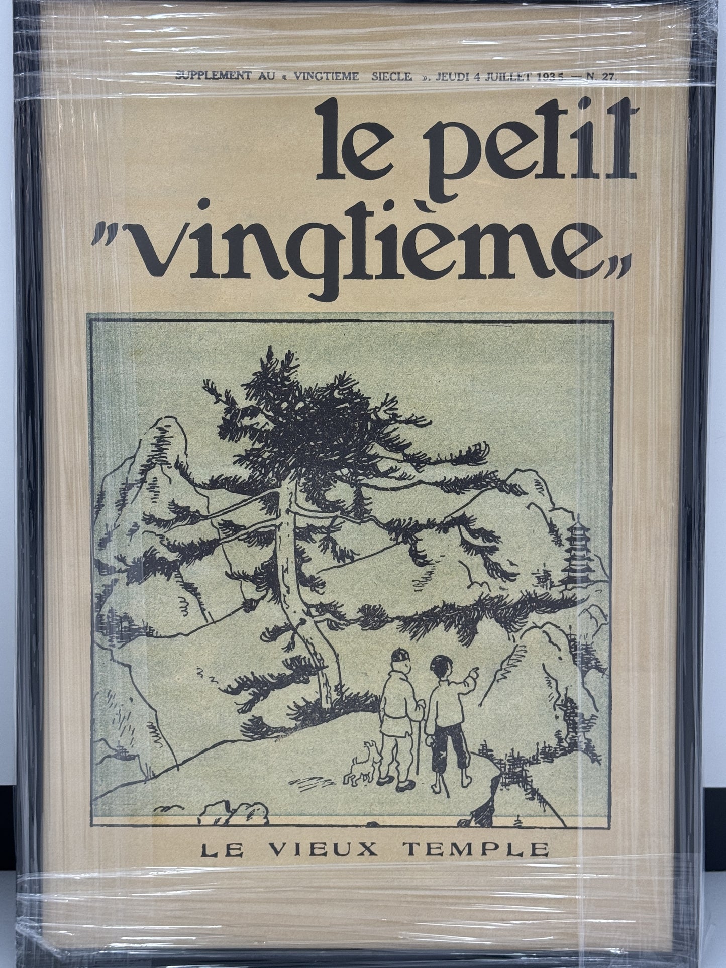 FRAME: Poster - Le Petit Vingtieme - Le Lotus Bleu N°27 (Set)