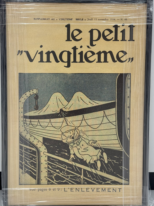FRAME: Poster - Le Petit Vingtieme - Le Lotus Bleu N°46 (Set)