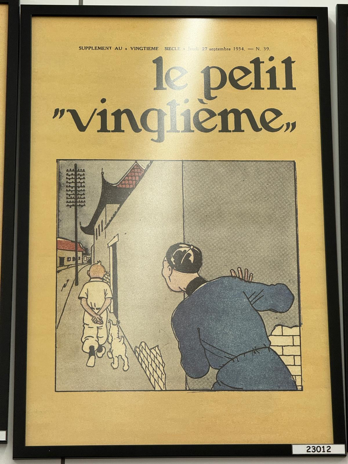 FRAME: Poster - Le Petit Vingtieme - Le Lotus Bleu N°39 (Set)