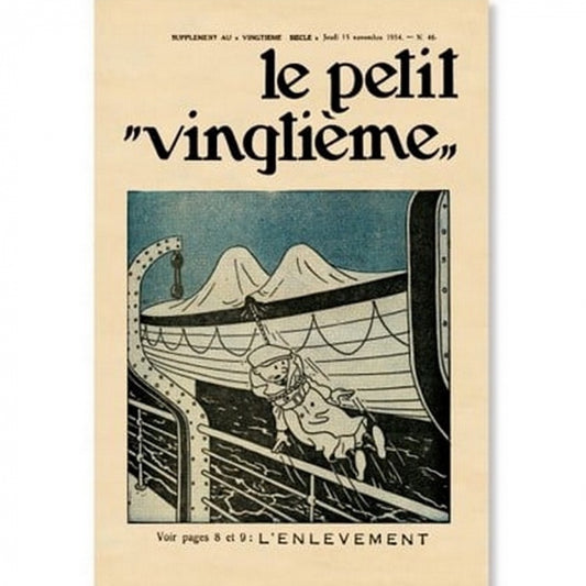 POSTER: Le Petit Vingtieme - Le Lotus Bleu N°46