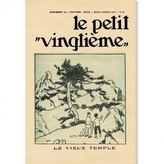 POSTER: Le Petit Vingtieme - Le Lotus Bleu N°27