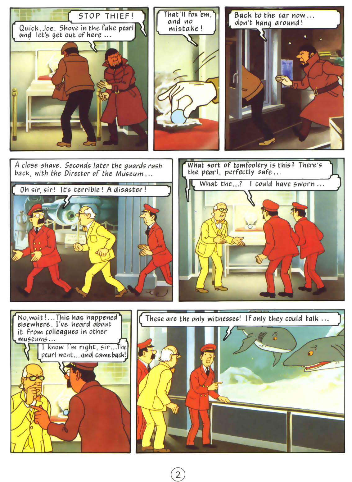 ENGLISH ALBUM: Tintin and the Lake of Sharks