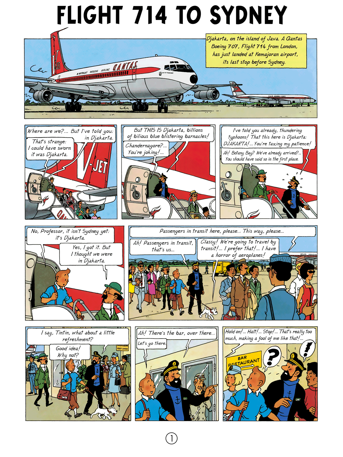 ENGLISH ALBUM: #22 - Flight 714 to Sydney